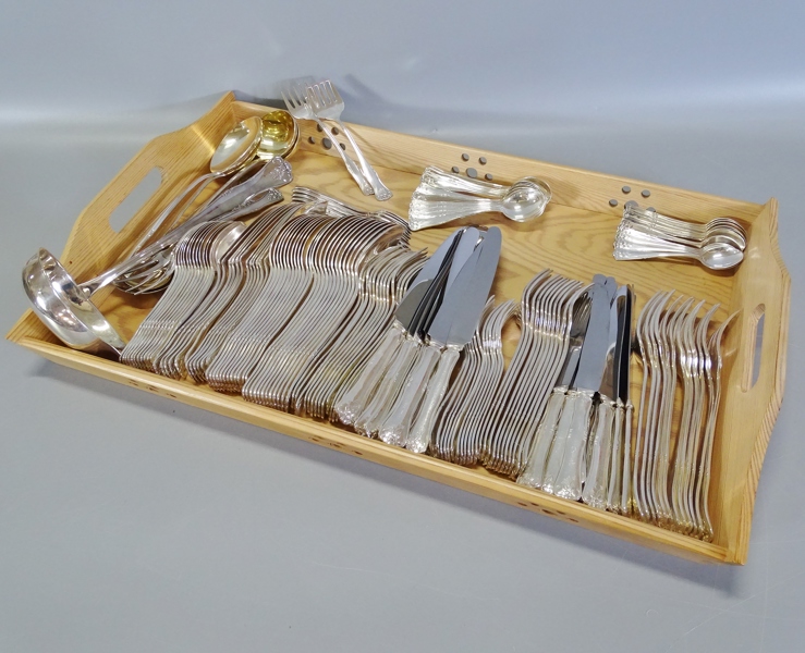 Bestickservis, rokokostil, 1900-tal