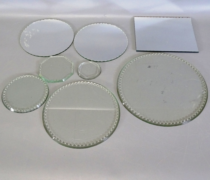 Parti bordsdekorationsplattor, 8 delar, 1900-tal