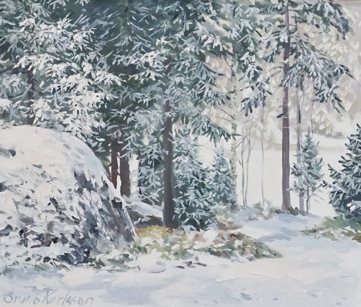 Oljemålning på duk, Bruno Karlsson