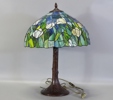 Bordslampa, "Tiffanystil" Texa Sweden, 19/2000-tal