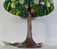 Bordslampa, "Tiffanystil" Texa Sweden, 19/2000-tal