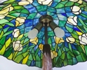 Bordslampa, "Tiffanystil" Texa Sweden, 19/2000-tal