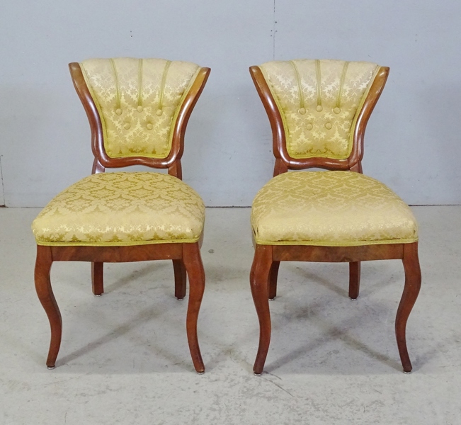 1 par stolar, rokokostil, 1900-tal
