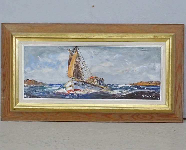 Oljemålning på duk, Kurt Heinonen