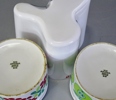 Vas samt 2 st. marmeladburkar, Iittala och Arabia, Finland, bl. a. Alvar Aalto