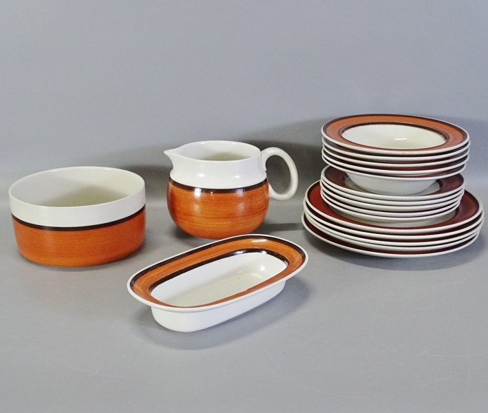 Matservis "Arena" Stig Lindberg, Gustavsberg, 1900-talets andra hälft