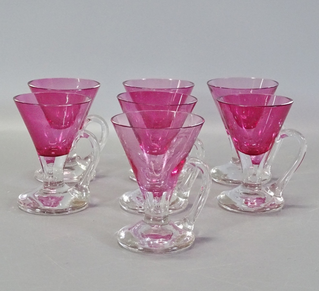 7 st. Teglas/punschmuggar, 1900-tal