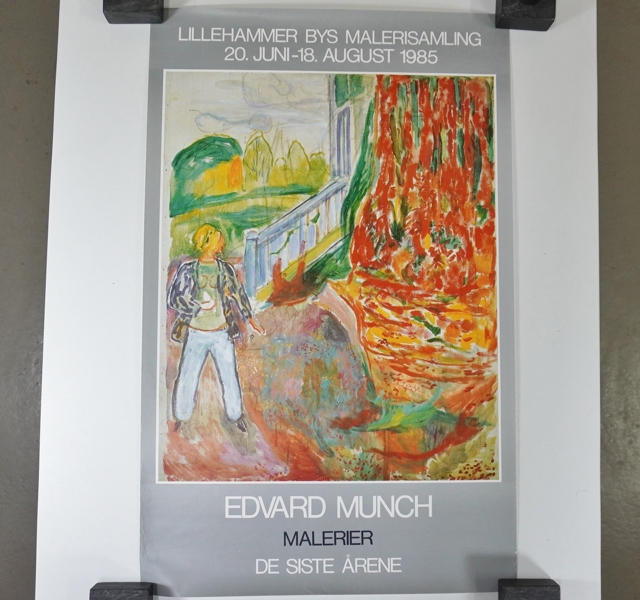 Utställningsaffisch, Munch, Lillehammer Bys Malerisamling