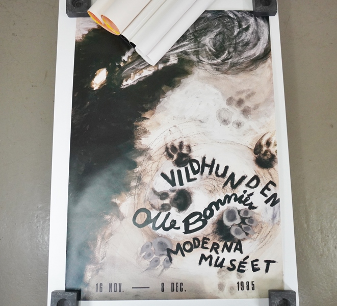 4 st utställningsaffischer, Moderna Museet