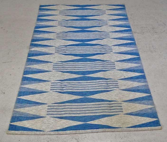 Dubbelvävd matta, 1950/60-tal