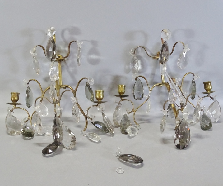 1 par vägglampetter, barock stil, 1900-tal