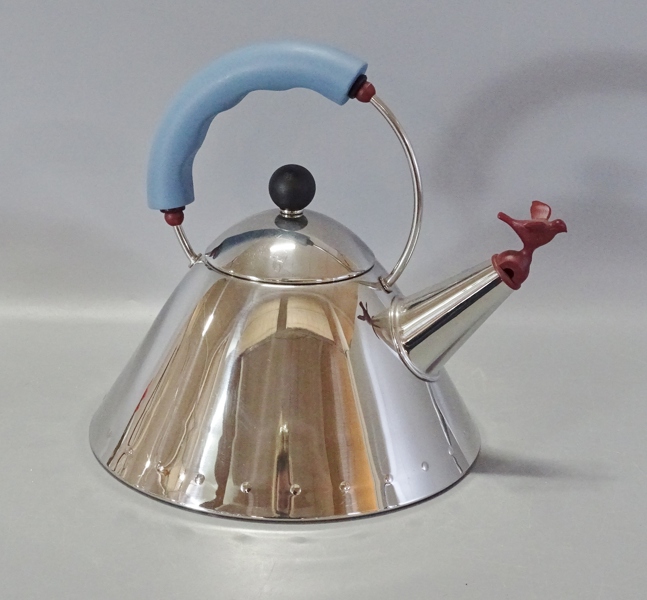 Vattenkokare, modell 9093, Michael Graves, Alessi, Italien, samtida