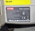 Elektrisk lövblås, Ryobi, RBV2800S