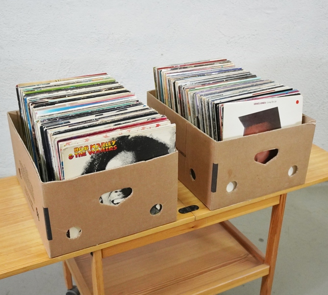 Parti vinylskivor, LP, blandade genrer