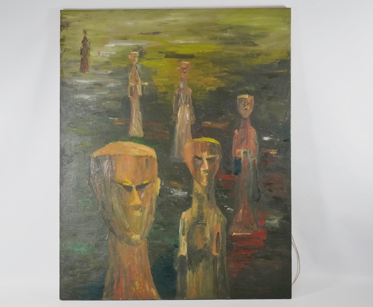 Oljemålning, oidentifierad konstnär