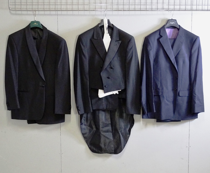 Frack, smoking samt kostym, Royal black, Lapidus och Charles Tyrwhitt