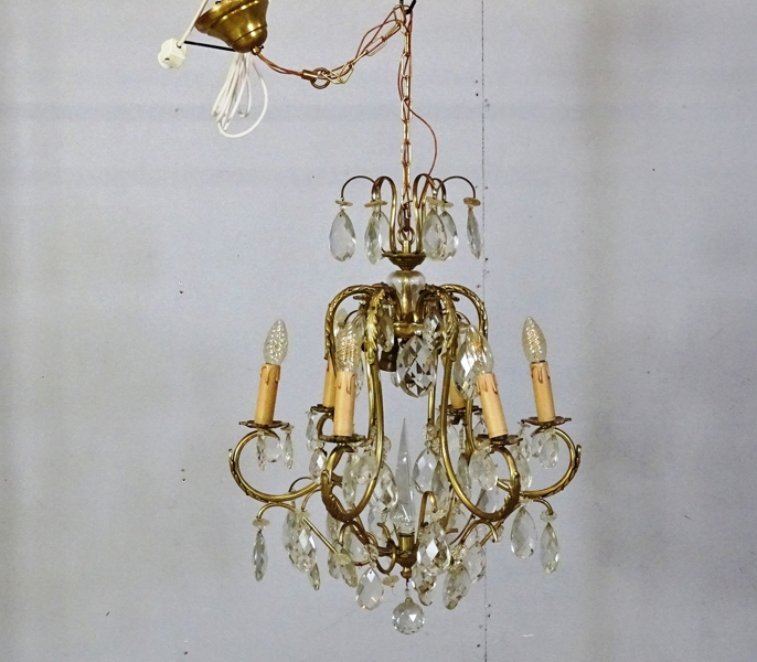 Kristallkrona, barockstil, 1900-tal