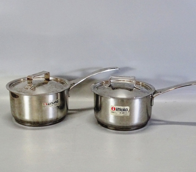 2 st. kastruller, Iittala, Finland