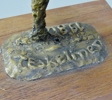 Skulptur "Löpare" oidentifierad konstnär