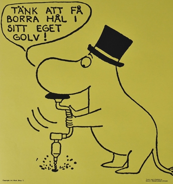 Affisch, Mumin, efter Tove Jansson