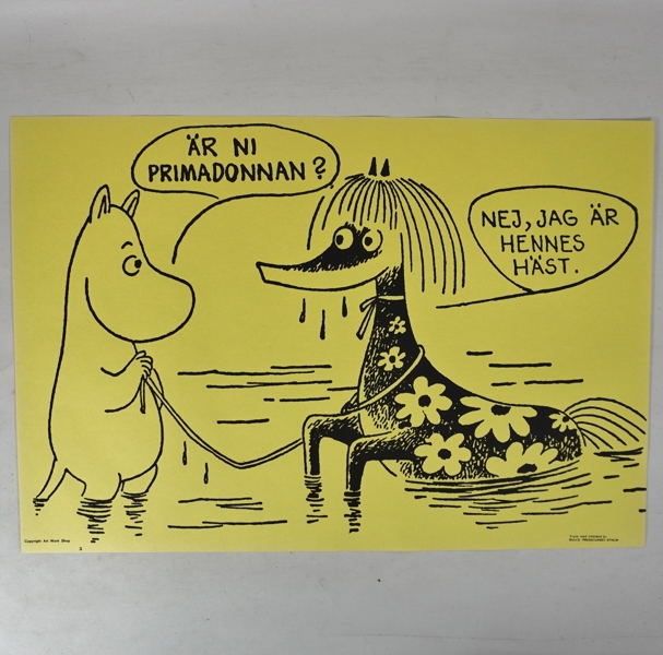 Affisch, Mumin, efter Tove Jansson