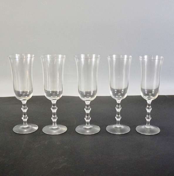 5 st champagneglas "Salut" Simon Gate