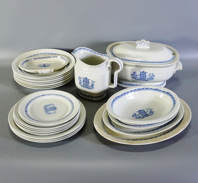 Matservis "Paviljong" Arthur Percy, Gefle porslinsfabrik