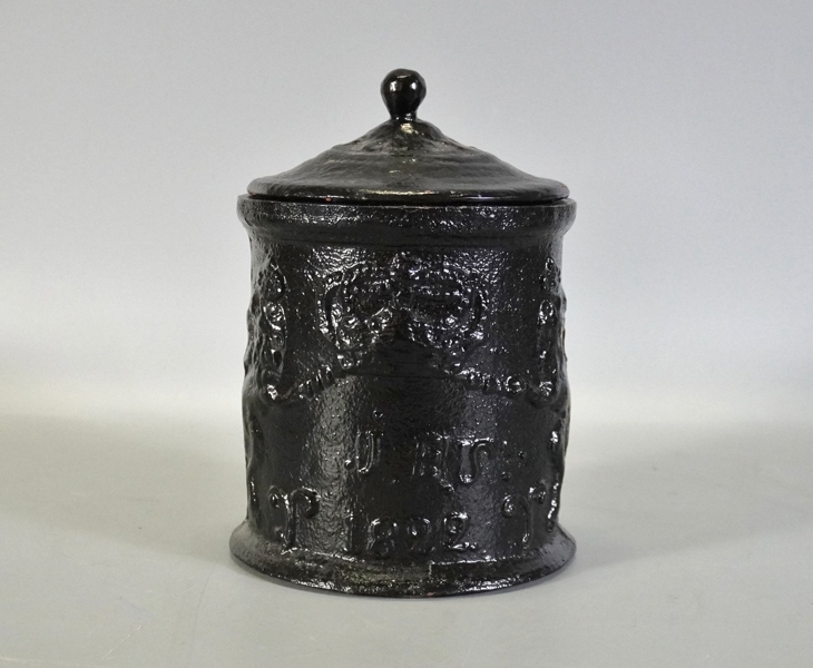 Tobaksburk med lock, 18/1900-tal