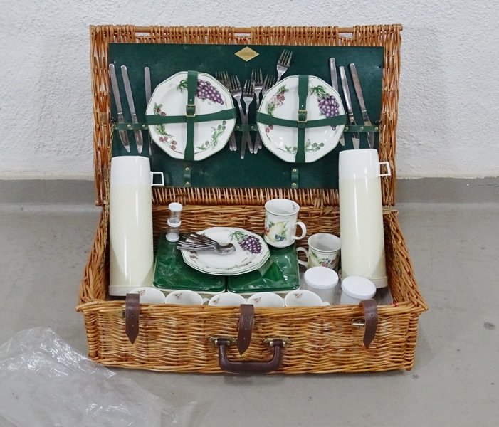 Picknickkorg, Amberley, England, 1900-talets andra hälft