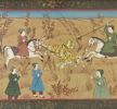 Målning, orientaliskt motiv "jakt"