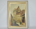Oljemålning, Stadsmotiv, Curt Viberg