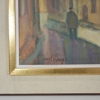 Oljemålning, Stadsmotiv, Curt Viberg
