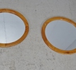 2 st väggspeglar, furu, 1900-tal