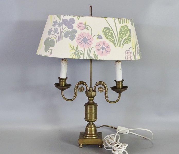 Bordslampa, Einar Bäckström, mässing