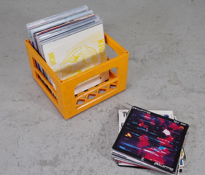 Parti vinylskivor, 12" 10", blandade genrer