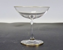 12 st likörglas, guldkant, 1900-tal