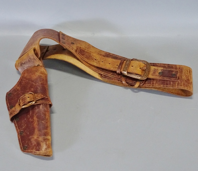 Pistol-/revolverhölster, skinn, 1900-tal