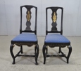 1 par stolar, barockstil, 18/1900-tal