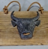 Väggskulptur "Tjur"