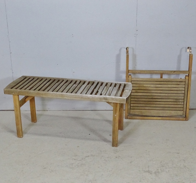 Balkongbord samt bänk, Ashby Garden