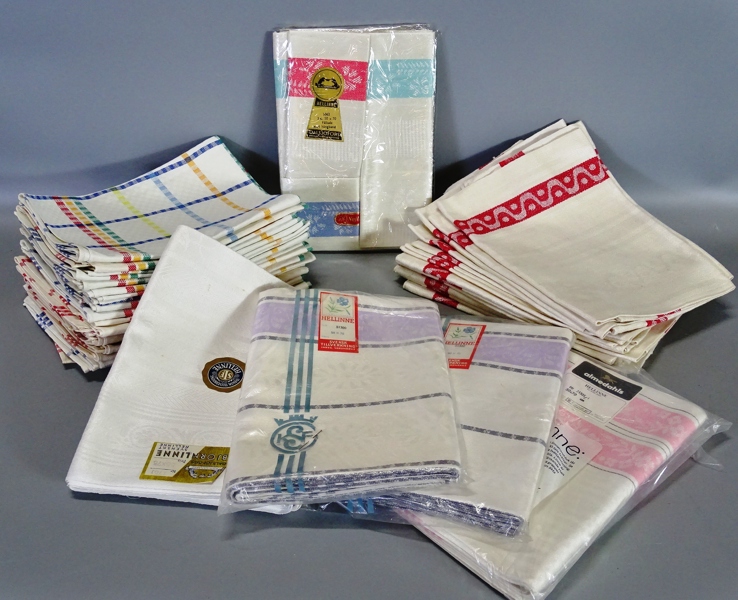 Parti handdukar samt handduks-linne, 1900-tal