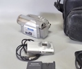 Videokamera samt kamera, Panasonic och Canon, NV-GS75 samt A4000 IS HD
