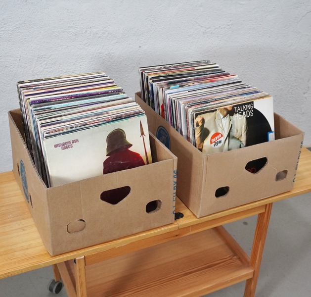 Parti vinylskivor, LP, blandade genrer