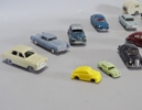 Parti bilmodeller, miniatyrer, mestadels Tyskland