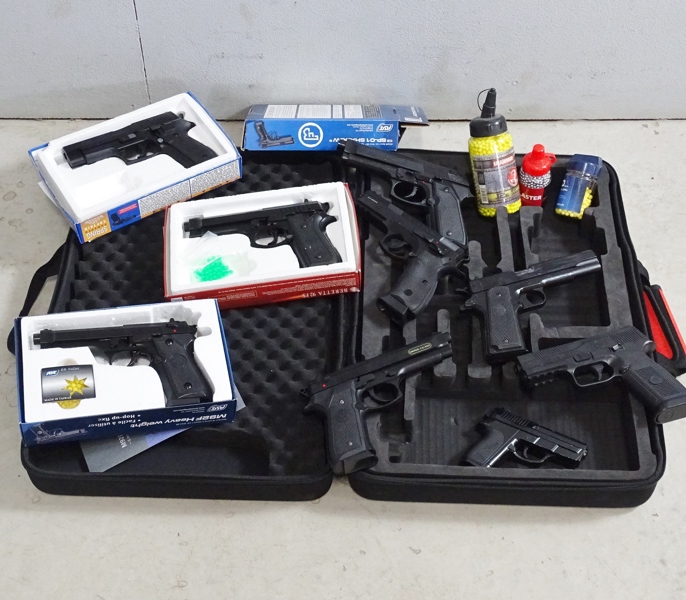 Parti soft air-guns, 9 delar