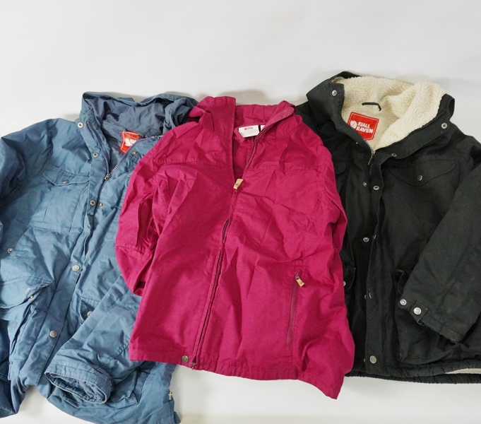 3 st damjackor, Fjällräven