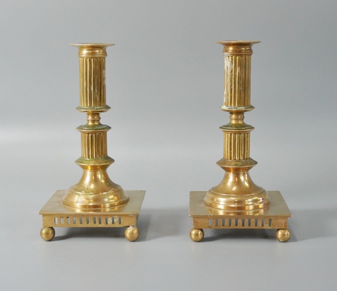 1 par ljusstakar, Carl Keijser & Co, mässing