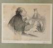 Litografi, Honoré Daumier "karikatyr"