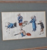 2 st. Pithmålningar, Kina, 1800-tal, oidentifierad konstnär