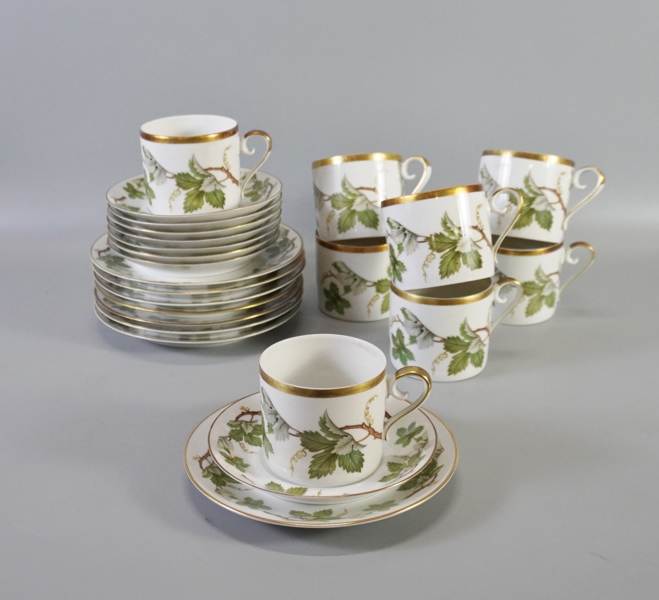 Kaffeservis, Hackefors, 1900-talets andra hälft